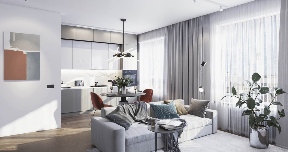 1-х комн. кв., 40.8 м²